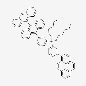 1-(7-(9,9'-Bianthracen-10-yl)-9,9-dihexyl-9h-fluoren-2-yl)pyrene