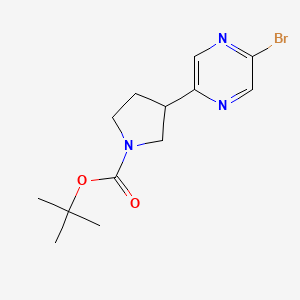 2-Bromo-5-(N-Boc-pyrrolidin-3-yl)pyrazine