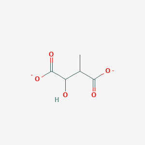 molecular formula C5H6O5-2 B1230352 3-Methylmalate(2-) 
