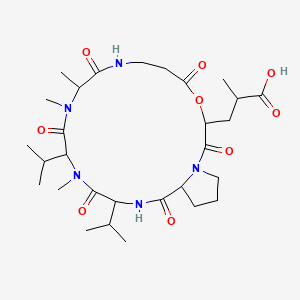 molecular formula C29H47N5O9 B12303548 Destruxin D2 CAS No. 79385-97-0