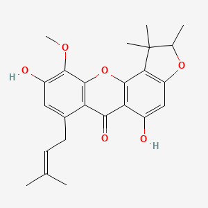 molecular formula C24H26O6 B12303576 Caloxanthone B 