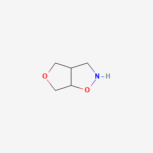 molecular formula C5H9NO2 B12303596 Rac-(3AR,6AR)-hexahydrofuro[3,4-D][1,2]oxazole 