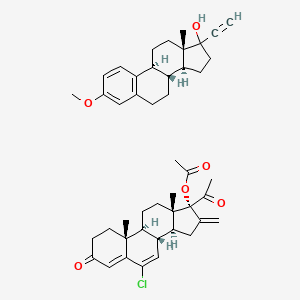 molecular formula C45H55ClO6 B1230361 Biogest CAS No. 8077-77-8