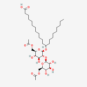 molecular formula C38H68O15 B1230365 Hydroxydocosanoic acid sophoroside CAS No. 20246-59-7