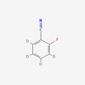 molecular formula C7H4FN B12303682 2-Fluorobenzonitrile-d4 