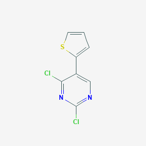 molecular formula C8H4Cl2N2S B12303702 2,4-Dichloro-5-(thiophen-2-yl)pyrimidine 