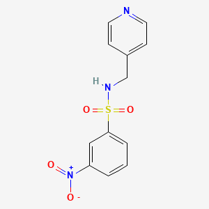3-nitro-N-(pyridin-4-ylmethyl)benzenesulfonamide