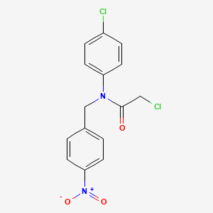 2-chloro-N-(4-chlorophenyl)-N-(4-nitrobenzyl)acetamide