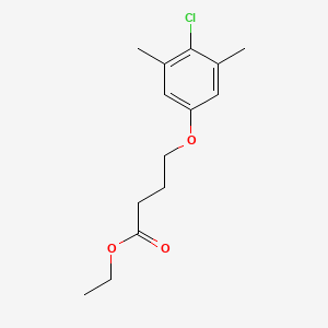 molecular formula C14H19ClO3 B12303745 Ethyl 4-(4-chloro-3,5-dimethylphenoxy)butanoate 