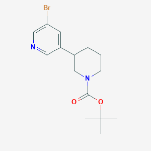 1-Piperidinecarboxylicacid,3-(5-bromo-3-pyridinyl)-,1,1-dimethylethylester