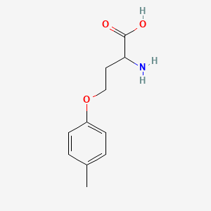 molecular formula C11H15NO3 B12303777 O-(4-Methylphenyl)-L-homoserine 