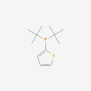 molecular formula C12H21PS B12303784 Di-tert-butyl(thiophen-2-yl)phosphane 