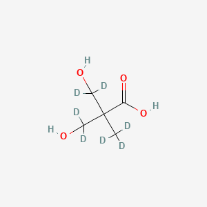 molecular formula C5H10O4 B12303798 2,2-Bis(hydroxymethyl-d2)propionic-3,3,3-d3 acid 