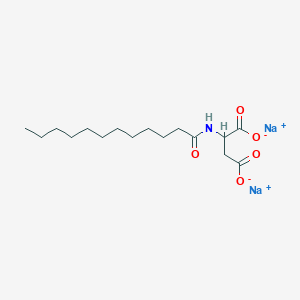 molecular formula C16H27NNa2O5 B12303813 Sodium lauroyl aspartate 