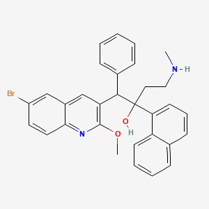 molecular formula C31H29BrN2O2 B12303816 rac-N-DesmethylBedaquiline 