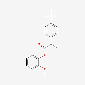 2-Methoxyphenyl 2-(4-tert-butylphenyl)propanoate