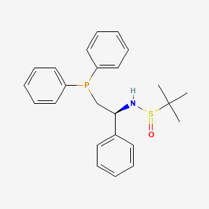 (R)-N-((S)-2-(Diphenylphosphanyl)-1-phenylethyl)-2-methylpropane-2-sulfinamide