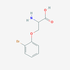 molecular formula C9H10BrNO3 B12303988 O-(2-Bromophenyl)-L-serine 