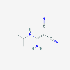 B123040 2-[Amino-(propan-2-ylamino)methylidene]propanedinitrile CAS No. 142415-24-5