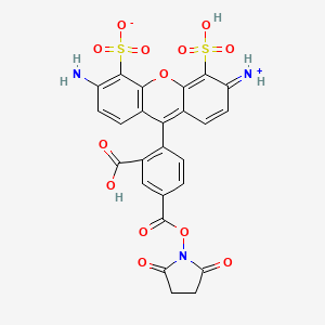 molecular formula C25H17N3O13S2 B12304005 AF488 NHS ester 