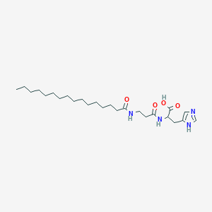 (2S)-2-[3-(hexadecanoylamino)propanoylamino]-3-(1h-imidazol-5-yl)propanoic acid