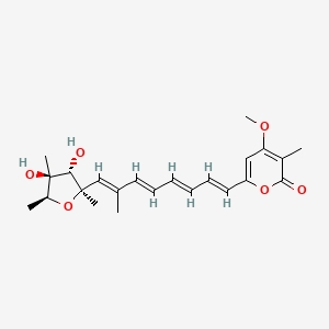 molecular formula C23H30O6 B12304043 Citreoviridin 1b CAS No. 74145-78-1