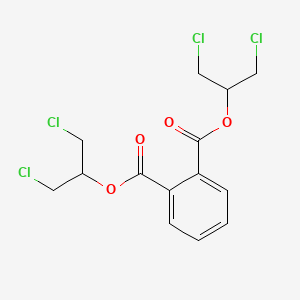 molecular formula C14H14Cl4O4 B12304051 1,2-Bis(1,3-dichloropropan-2-yl) benzene-1,2-dicarboxylate CAS No. 858442-42-9