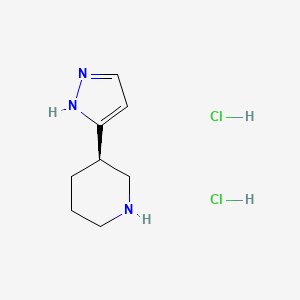 (R)-3-(1H-pyrazol-5-yl)piperidine dihydrochloride