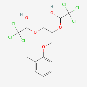 molecular formula C14H16Cl6O5 B12304070 Toloxychlorinol CAS No. 6055-48-7