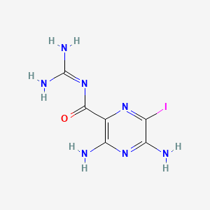 molecular formula C6H8IN7O B1230409 6-Iodoamiloride CAS No. 60398-23-4