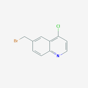 molecular formula C10H7BrClN B123041 6-(溴甲基)-4-氯喹啉 CAS No. 141848-62-6