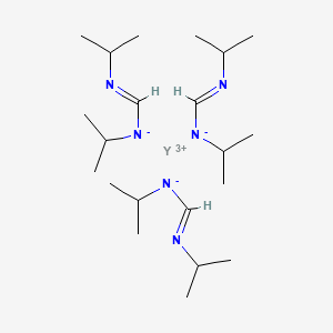 molecular formula C21H45N6Y B12304110 propan-2-yl(propan-2-yliminomethyl)azanide;yttrium(3+) 