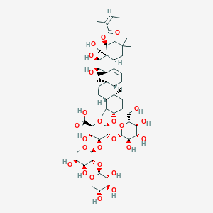 molecular formula C57H90O25 B12304201 gordonoside J CAS No. 1293918-32-7