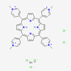 Manganese(3+);5,10,15,20-tetrakis(1-methylpyridin-1-ium-4-yl)-21,23-dihydroporphyrin;pentachloride