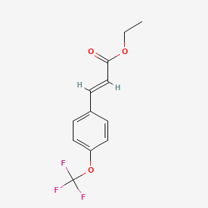 Ethyl (E)-3-(4-(trifluoromethoxy)phenyl)acrylate