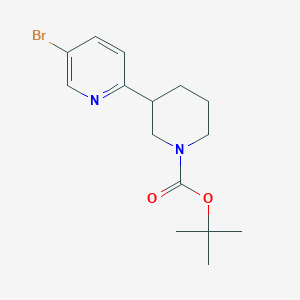 tert-Butyl 3-(5-bromopyridin-2-yl)piperidine-1-carboxylate