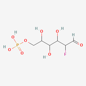 molecular formula C6H12FO8P B1230432 (2R,3R,4S,5R)-5-Fluoro-2,3,4-trihydroxy-6-oxohexyl dihydrogen phosphate 