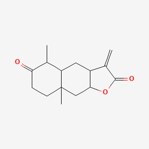 3a,4a,5,7,8,8a,9,9a-Octahydro-5,8a-dimethyl-3-methylenenaphtho[2,3-b]furan-2,6(3H,4H)-dione