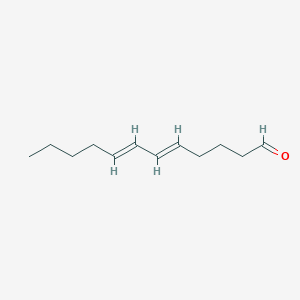 molecular formula C12H20O B12304405 (5E,7E)-Dodecadienal 