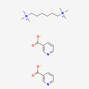 molecular formula C24H38N4O4 B12304489 Nicohexonium CAS No. 4845-30-1