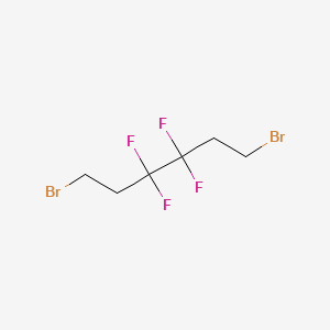 molecular formula C6H8Br2F4 B12304501 1,6-Dibromo-3,3,4,4-tetrafluorohexane 