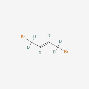 molecular formula C4H6Br2 B12304533 trans-1,4-Dibromo-2-butene-d6 