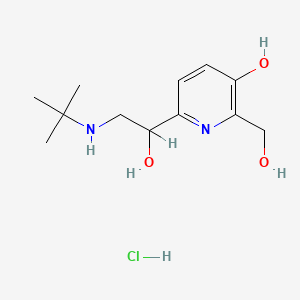 molecular formula C12H21ClN2O3 B1230457 Pirbuterol HCl CAS No. 79645-08-2