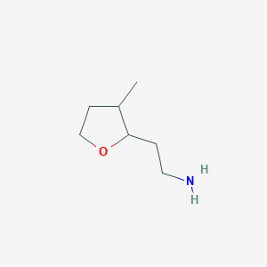 rac-2-[(2R,3R)-3-methyloxolan-2-yl]ethan-1-amine, cis