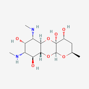 molecular formula C14H26N2O7 B1230462 二氢壮观霉素 CAS No. 28048-39-7