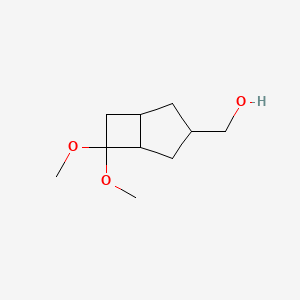 rac-[(1R,5R)-6,6-dimethoxybicyclo[3.2.0]heptan-3-yl]methanol