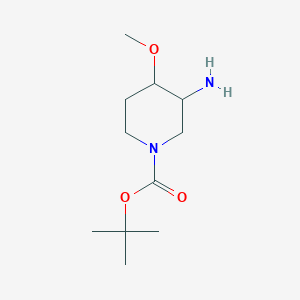 tert-Butyl trans-3-amino-4-methoxy-piperidine-1-carboxylate