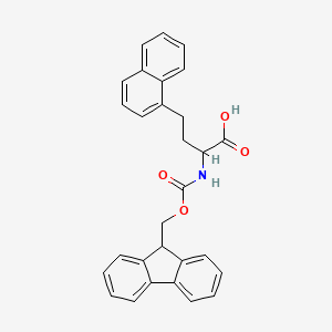 molecular formula C29H25NO4 B12304663 (S)-2-(Fmoc-amino)-4-(naphthalen-1-yl)butanoic acid 