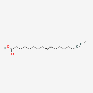 molecular formula C18H30O2 B1230467 9-Octadecen-16-ynoic acid 
