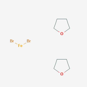 molecular formula C8H16Br2FeO2 B12304740 Iron(II) bromide, Bis(tetrahydrofuran) 